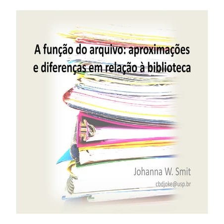 A função do arquivo aproximações e diferenças em relação à biblioteca
