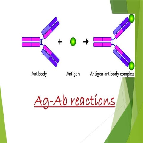 Antigen and antibody reaction | PPTX