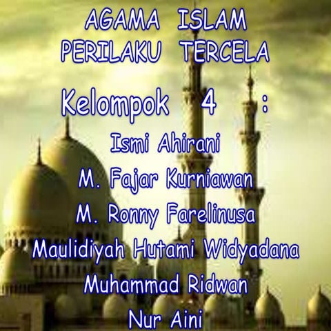 Agama islam kelompok 4 (bab 10)
