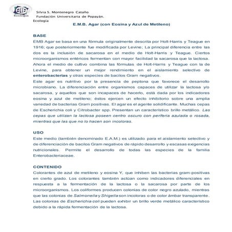 Agar E.M.B