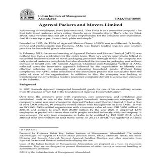 Agarwal packers and movers ltd - II...