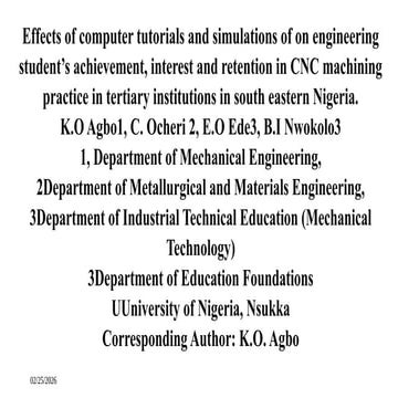 Impact of Computer Tutorials and Simulations on Engineering Students ...