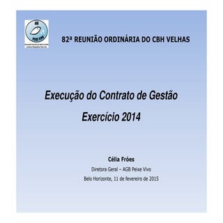 Execução do Contrato de Gestão - Ex...