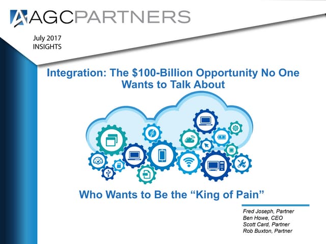 Integration: The $100 Billion Opportunity No One Wants to Talk About