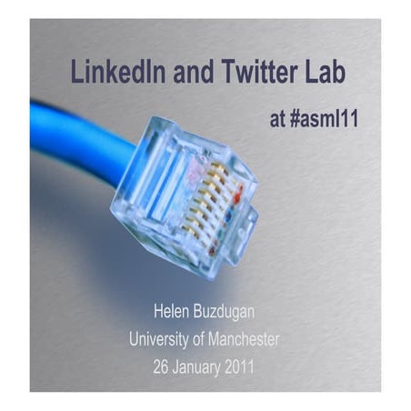LinkedIn and Twitter Lab