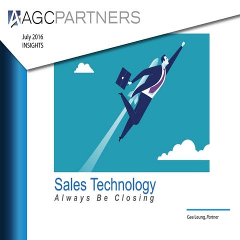 AGC Sales Technology Report JUL2016