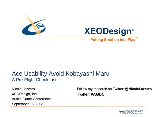 Ace Usability Slides Avoid Kobayash...
