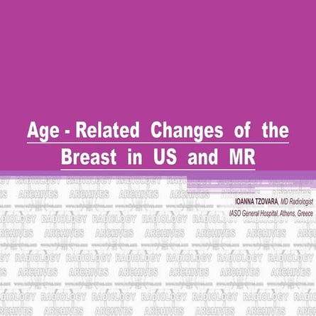 Age-Related Changes of the Breast in US and MR