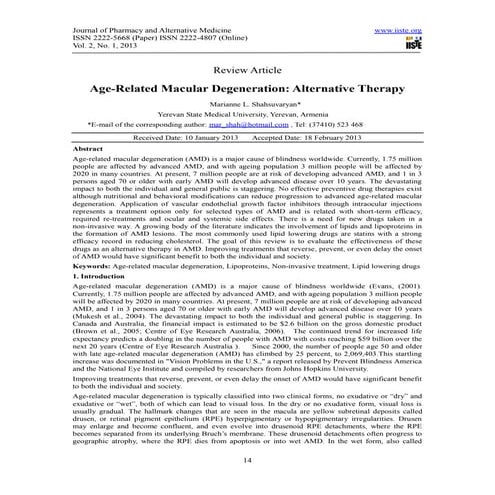 Age related macular degeneration | PPTX