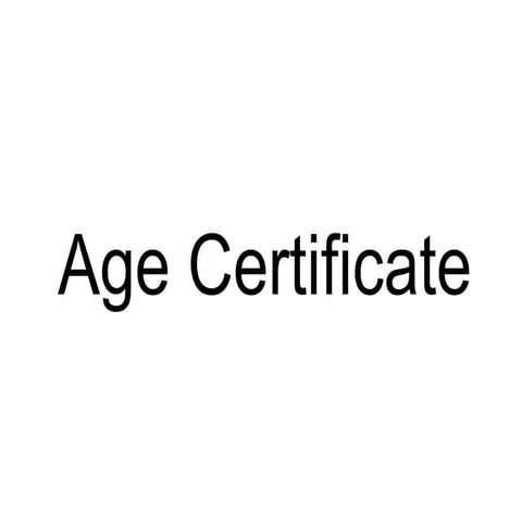 Age Certificate