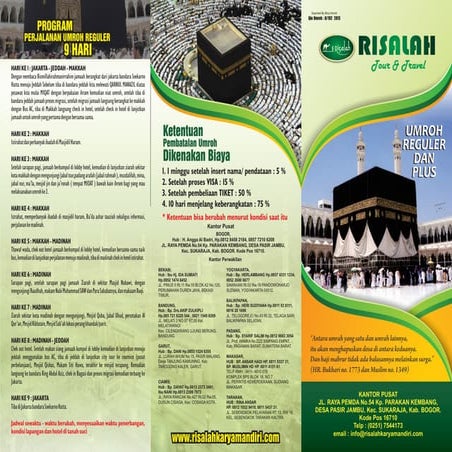 Agen Umroh Haji | Pelayanan Amanah | PT. Risalah Karya Mandiri