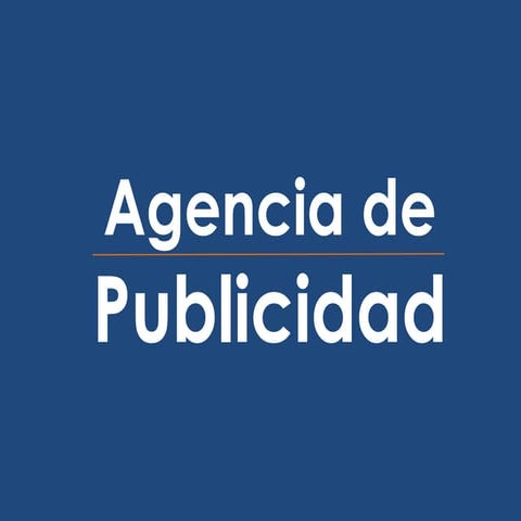 Agencia de publicidad