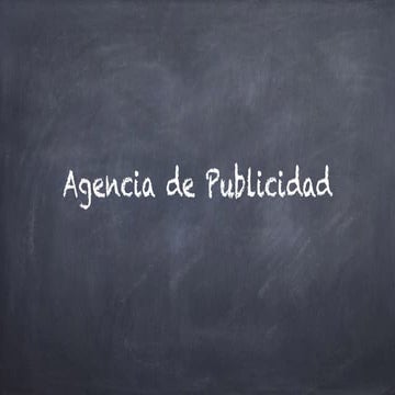 Agencia de publicidad completo