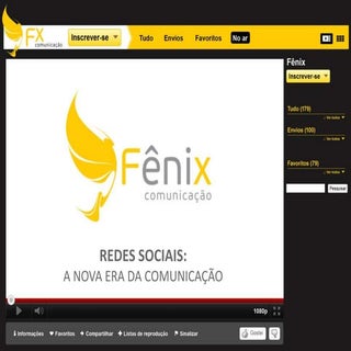 Agencia fenix apresenta  Redes Soci...