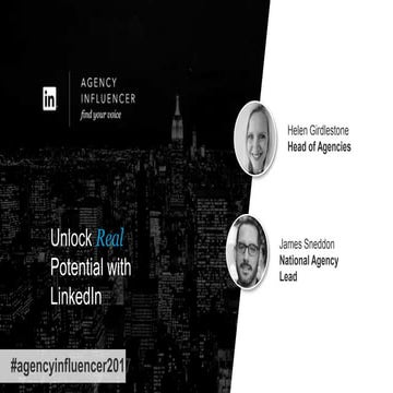 Australian agency influencer program 2017