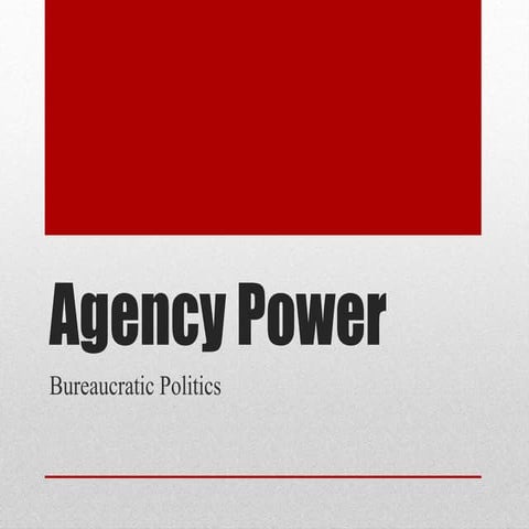 Agency power