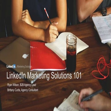 Live Webcast: LinkedIn Marketing Solutions 101