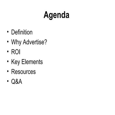 Agenda