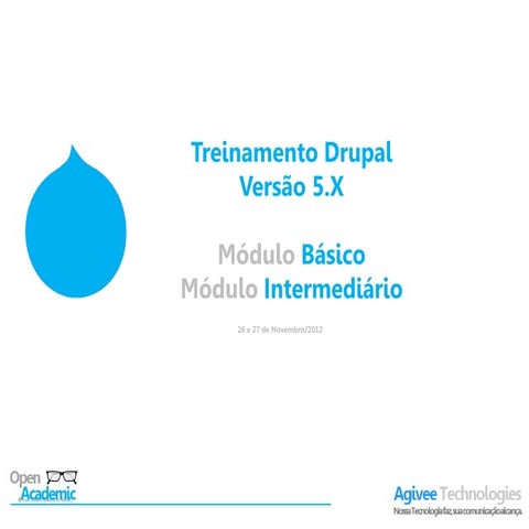 Treinamento Drupal para Instituto de Física da USP