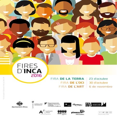 Programa de les Fires d'Inca 2016 - Agenda d'activitats 