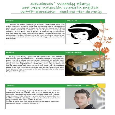 Agenda Inmersion Barcelona 2009