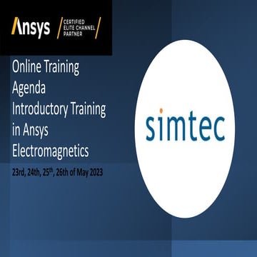 Agenda LS Dyna training | PPTX