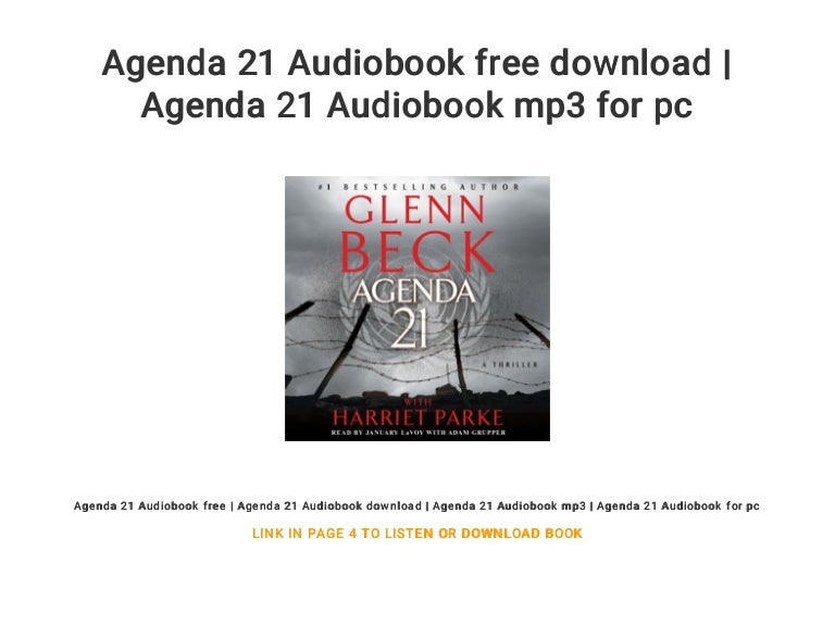Agenda 21 Audiobook free download | Agenda 21 Audiobook mp3 for pc