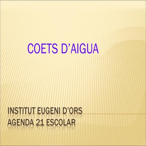 Agenda 21 coets