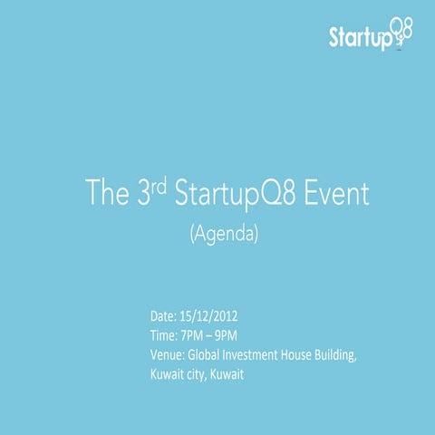 Building a startup ecosystem in Q8 | PDF