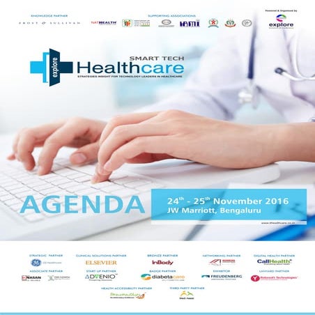 Smart Tech Healthcare 2016 Summit - Agenda