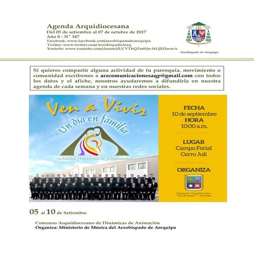Agenda Arquidiocesana Nª 347
