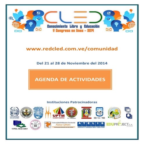 Agenda oficial #CLED2014