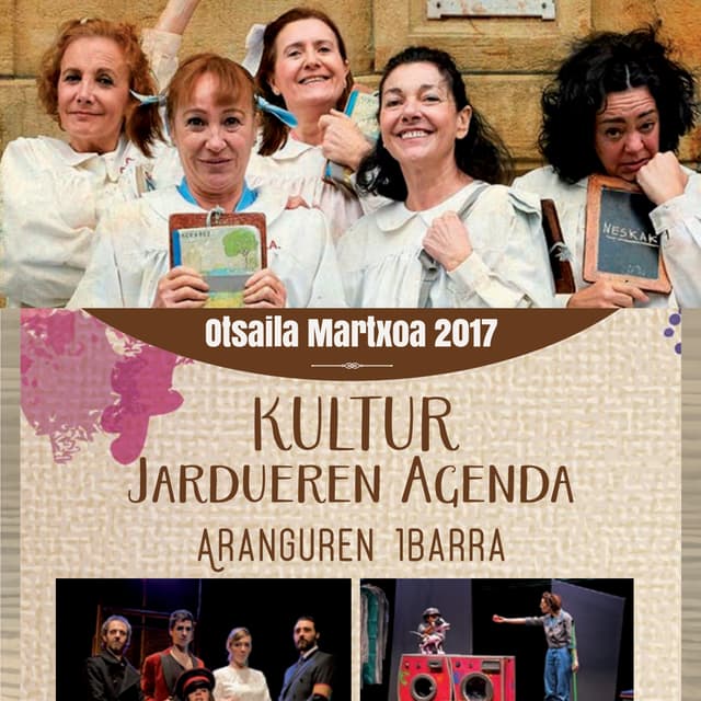 Agenda cultura febrero y marzo 2017 euskera