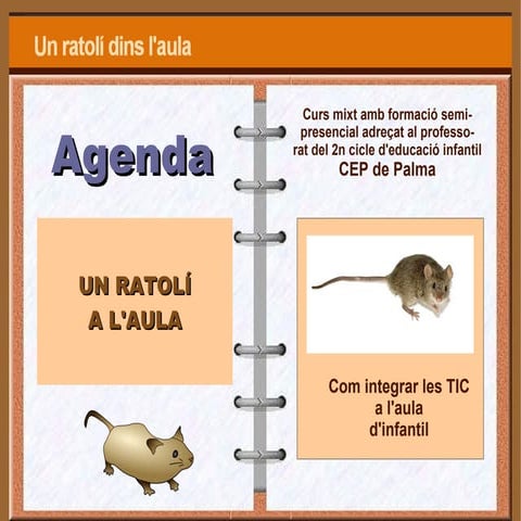 Agenda del curs i
