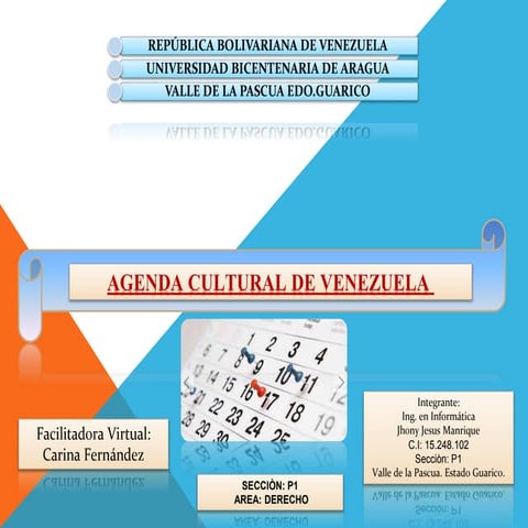 Agenda de efemerides de venezuela