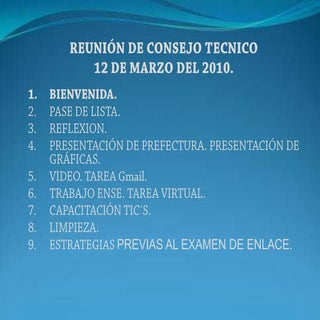 Agenda, estadisticas, registro del ...