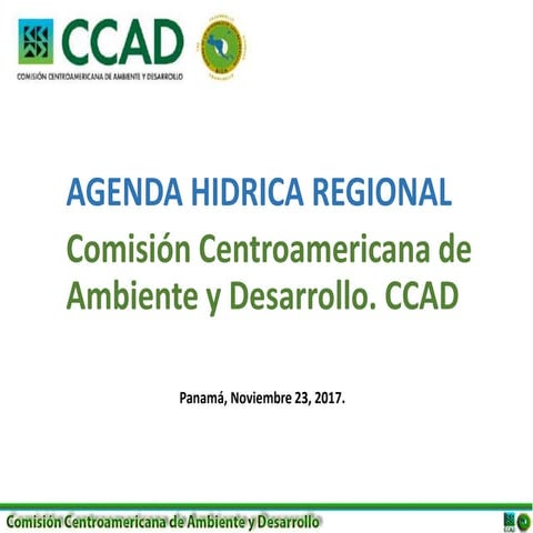 La Agenda Hídrica Regional