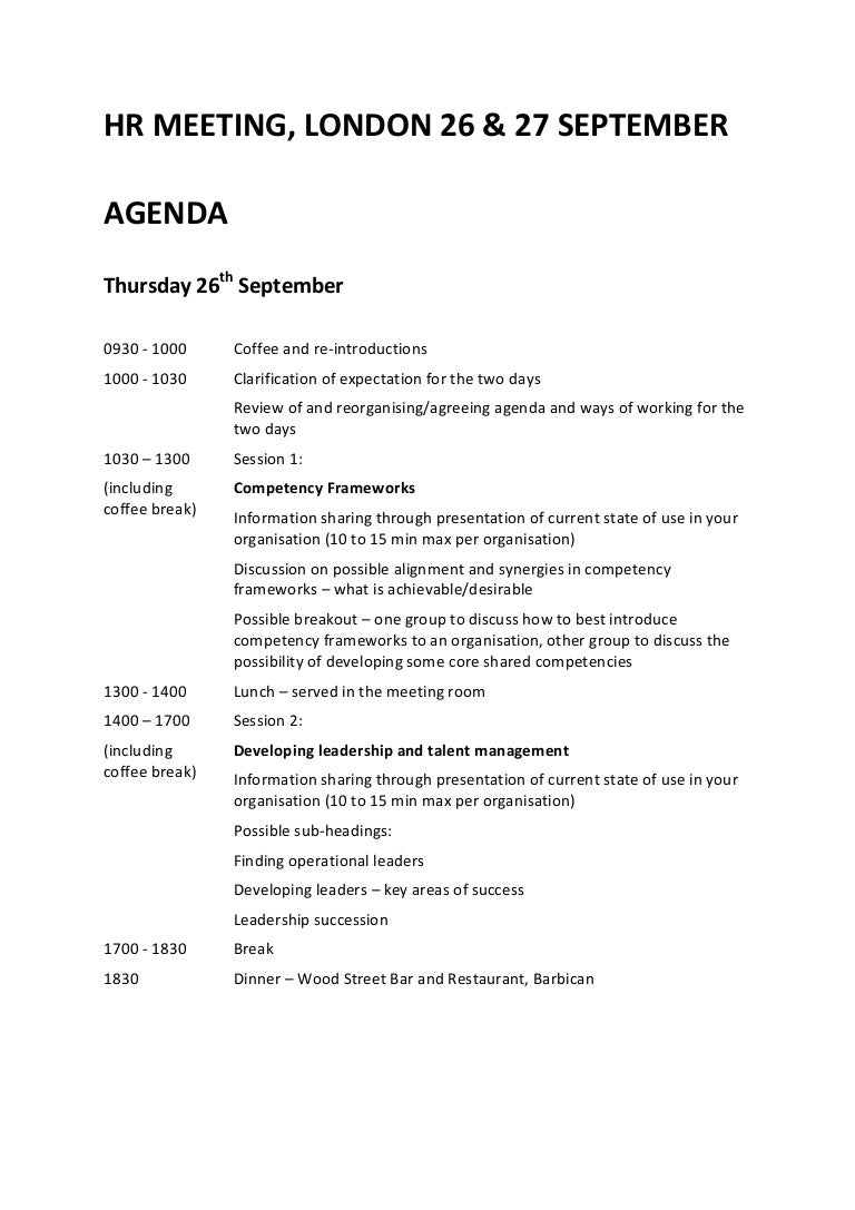 meeting agenda app