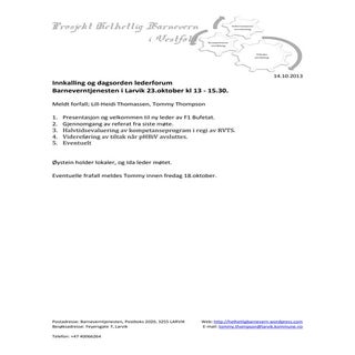 Agenda lederforum 231013