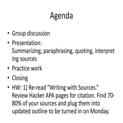Agenda nov. 15