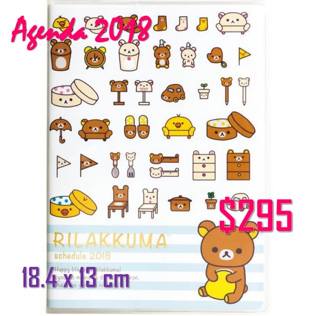Agendas Kawaii 2018