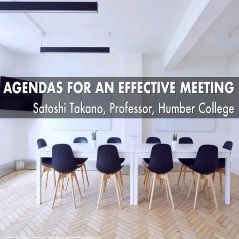 Why You Need An Agenda For Every Meeting