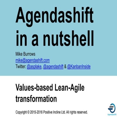 Introducing Agendashift