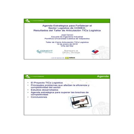 Agenda TiCs Logística