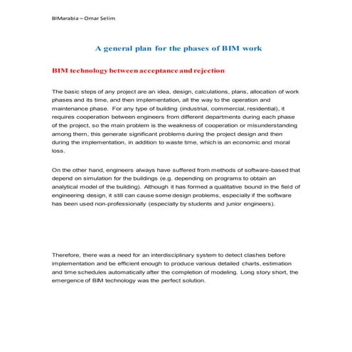 Bim and integrated design | PDF