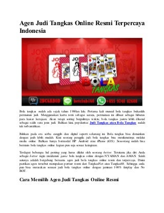 agen judi slot android