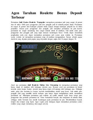 bandar togel yang ada bonus deposit