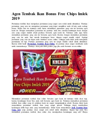 judi online free chip