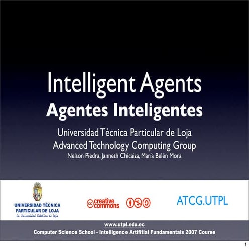 Agentes Inteligentes Key Note 2007