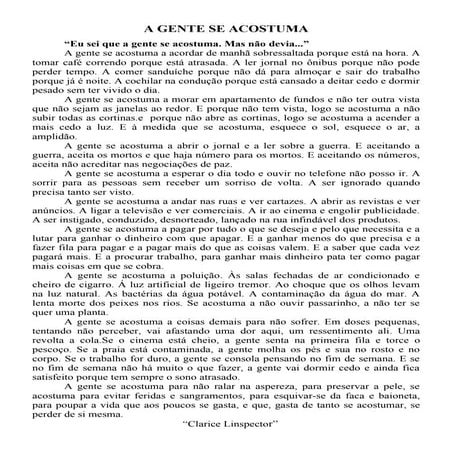 A Gente Se Acostuma | DOC